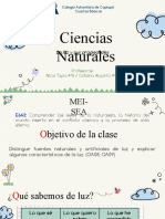 Ciencias Naturales Luz y Sus Propiedades