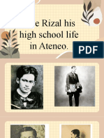 Jose Rizal His High School Life in Ateneo