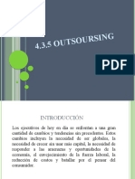 4.3.5 OUTSOURSING