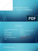 Demanda Del Agua Potable