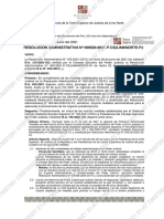 RESOLUCIÓN ADMINISTRATIVA N.° 000520-2021-P-CSJLIMANORTE-PJ 30 JUN 2021. 7 Págs