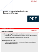 Module 52: Introducing Application Deployment Manager: Siebel 8.0 Essentials