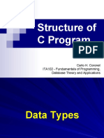 ITA102 Structure of C Program