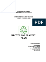 Ilide - Info Entrepreneurship Plastic Recycling Project PR