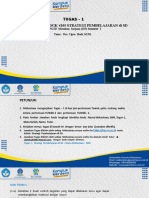 SMT-1 - Tugas - 1 - PDGK 4105 - Strategi Pembelajaran Di SD - S.1 PGSD Masukan (119) Smt. 1