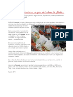 Senegal Se Convierte en Un País Sin Bolsas de Plástico