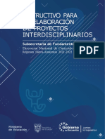 Instructivo para La Elaboracion de Proyectos Interdisciplinarios Informacionecuador Com