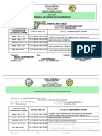 Individual Workweek Plan/ Target: Technology and Livelihood Education Department