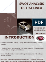 Swot Analysis of Fiat Linea