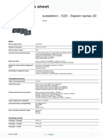 Product Data Sheet: Substation - S20 - Sepam Series 20