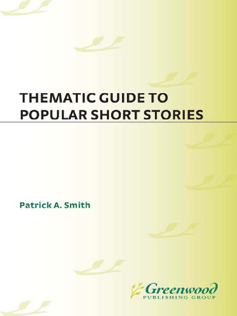 Patrick A. Smith - Thematic Guide To Popular Short Stories  display picture 2