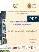 Anti-UV Waterborne Nanocomposite Coatings For Exterior Wood