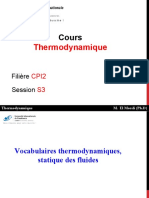 Thermodynamique II Cours 04