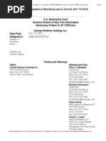 Lehman Bankruptcy Docket