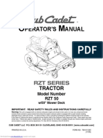 RZT 50 Operator's Manual