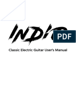 Classic Electric Guitar User's Manual
