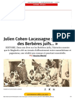 Julien Cohen-Lacassagne - Au-Delà Des Berbères Juifs - Le Point