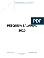 Pesquisa Salarial 2020