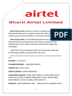 Bharti Airtel Limited-Mini Project