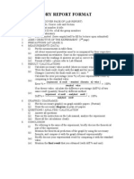 Laboratory Report Format: Value Standrad Value Al) (Theoritic Standrad Result Al Experiment