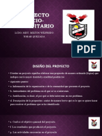 PROYECTO SOCIO-COMUNITARIO DISEÑO