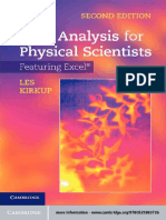 Les Kirkup - Data Analysis For Physical Scientists - Featuring Excel® (2012, Cambridge University Press)