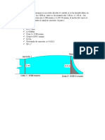 Cálculo de caudal en remanso con datos de dos secciones