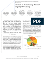 Hate Speech Detection in Twitter Using Natural Language Processing