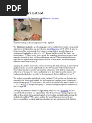 Montessori Method