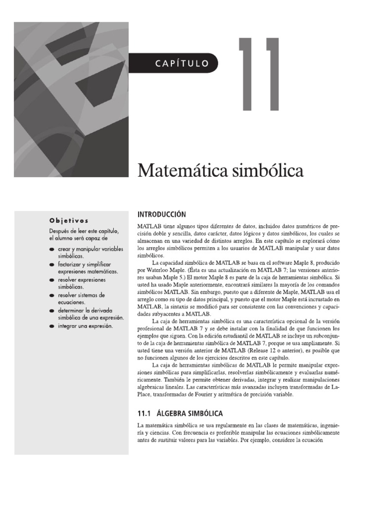 Cap 11 Matlab | PDF