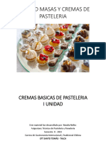II Modulo Cremas basicas Terminologia y Equipamiento de Pasteleria 