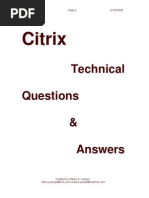 Download Citrix Questions by Manish Kumar SN57065637 doc pdf