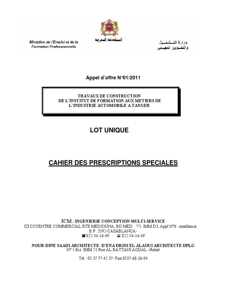 Page De Garde Cahier De Texte Maroc Cahier de Charge Excellent Maroc