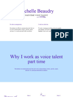 Rachelle Beaudry: Part-Time Voice Talent
