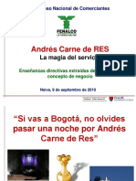 La magia del servicio: Enseñanzas directivas extraídas de Andrés Carne de Res