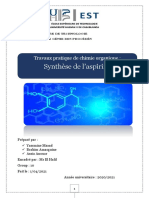 Synthèse de L'aspirine