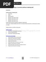 Retaining Wall Design Manual Deep Foundation Geotechnical