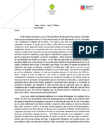 Caso Estudiante Benjamin Gutiérrez 1° Basico Profesora Mariana Farias.