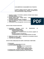 Arquivo  2 - CHECK LIST - ABERTURA E PLANEJAMENTO DOS PROJETOS