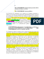 A Calidad y Características de Bienes y Servicios