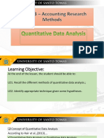 Module 8 - CA51023 - Quantitative Data Analysis