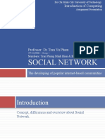 Social Network: Introduction of Computing