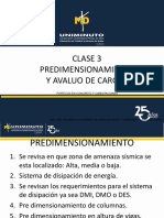 Clase 3 Predimensionamiento y Avaluo