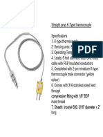 Thermocouple Spec