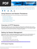 Using Sessions and Session Persistence