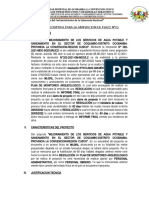 Memoria Descriptiva para La Ampliacion de Plazo N°03