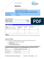 WE FNSACC517 Provide Management Accounting Information