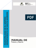 Manual de Puestos y Salarios.