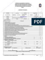 Planilla de Expediente Estudiantil