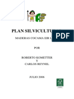 Plan Silvicultural Cocama